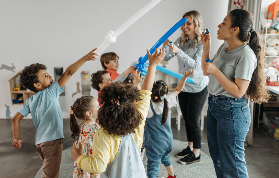 Lifestyle photo placeholder — teacher, candid, natural light. No identifiable children.